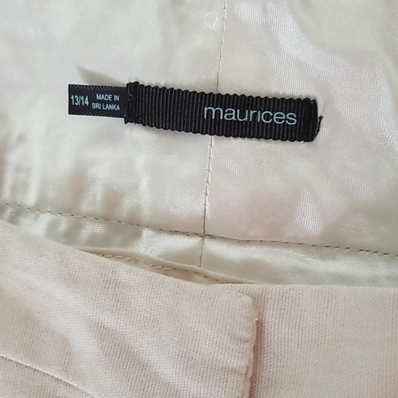 Women's gaucho khaki capris - Picture 4 of 4